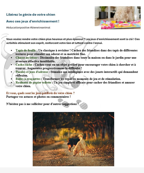 #educationpositive, #bienêtreanimal